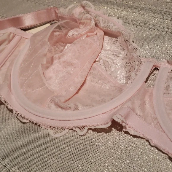 Déesse Lingerie by 'Femme Couture' Underwire Balconette Full BRA NEW BLACK Plus - Picture 13 of 16